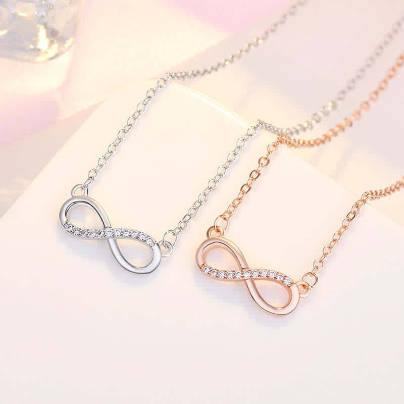 Women's Minimalist Eternity Symbol Necklace