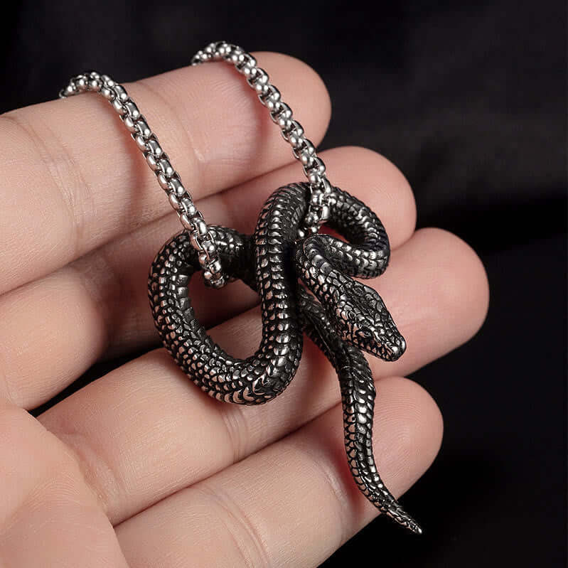 Stainless Steel Snake Necklace