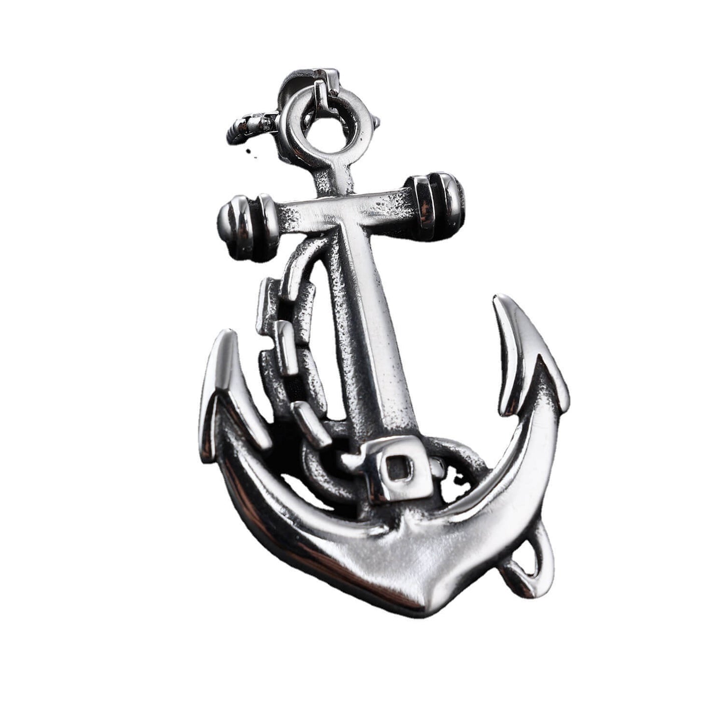 Personality Double Winding Ancient Ship Anchor Pendant