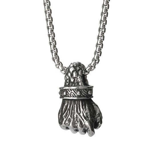 Punch Punch Pendant Cool Men's Necklace