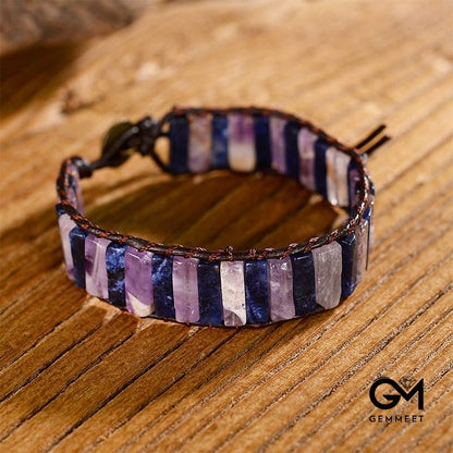 Amethyst Lapis Lazuli Bracelet