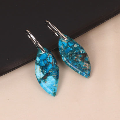 Blue Lancet Earrings