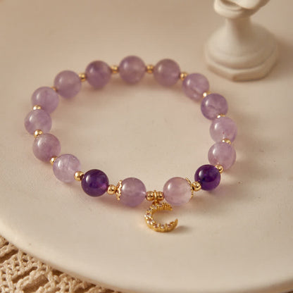 Amethyst Moon Protection Bracelet