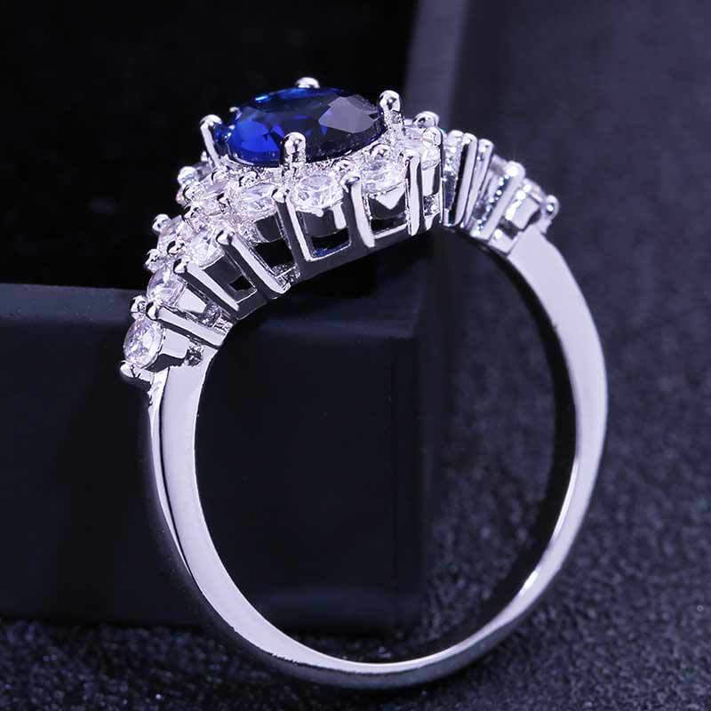 Elegant Sapphire Engagement Ring