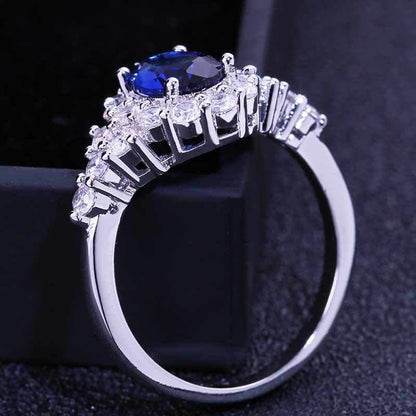 Elegant Sapphire Engagement Ring