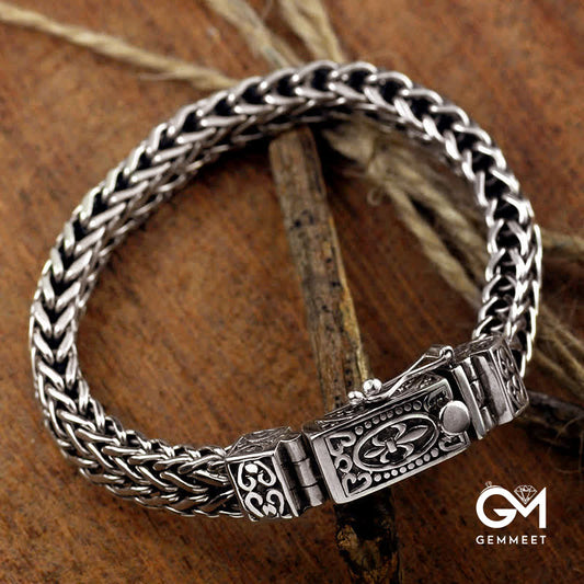 Men's Classic Woven Texture Bracelet