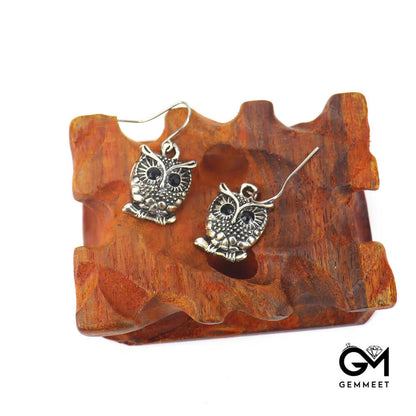 Vintage Owl Stud Earrings