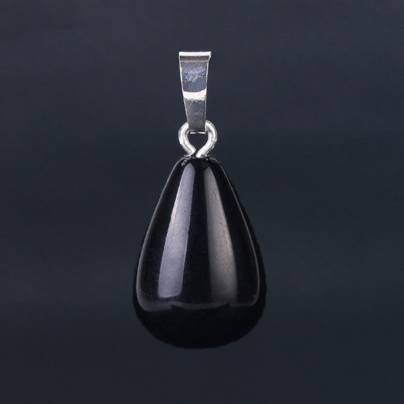 Teardrop Drop Agate Lapis Pear-shaped Pendant