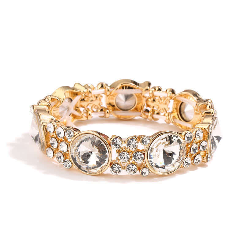 Women's Dramatic Rhinestone Stretchy Bracelet