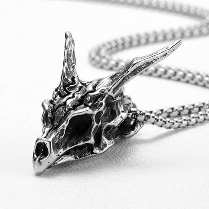 Dragon Spirit - Draconic Skeleton Necklace