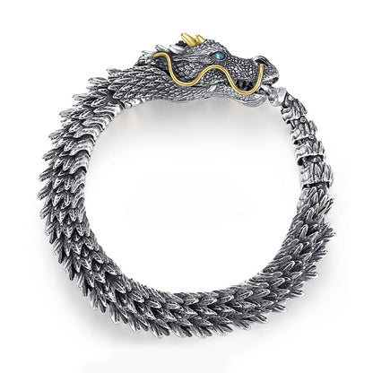 Men's Vintage Dragon Bracelet