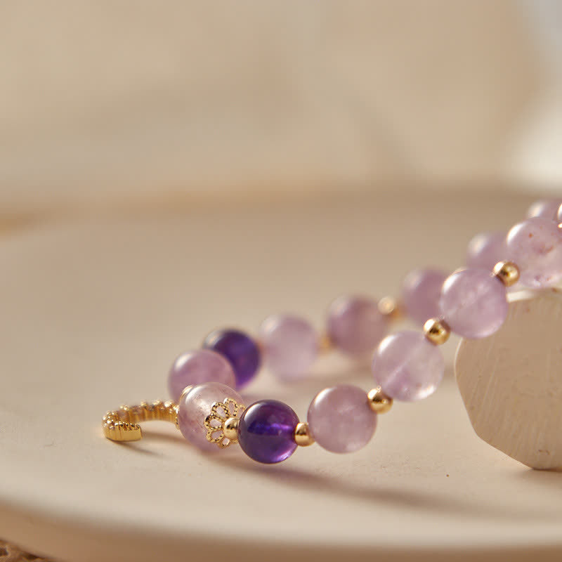 Amethyst Moon Protection Bracelet