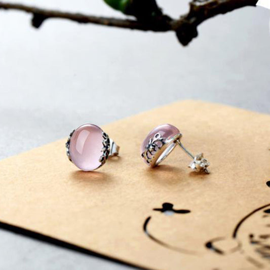 Pink Crystal Warmth Earrings