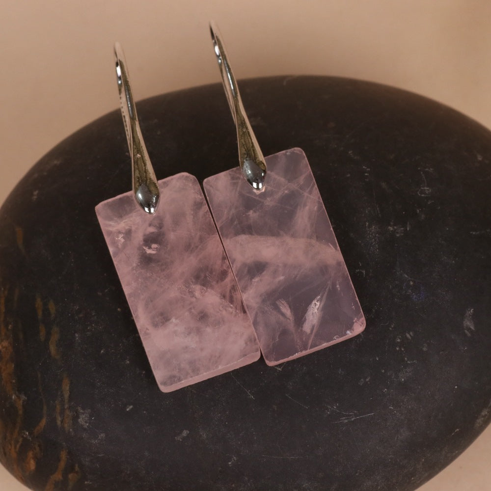 Rectangular Pendant Earrings