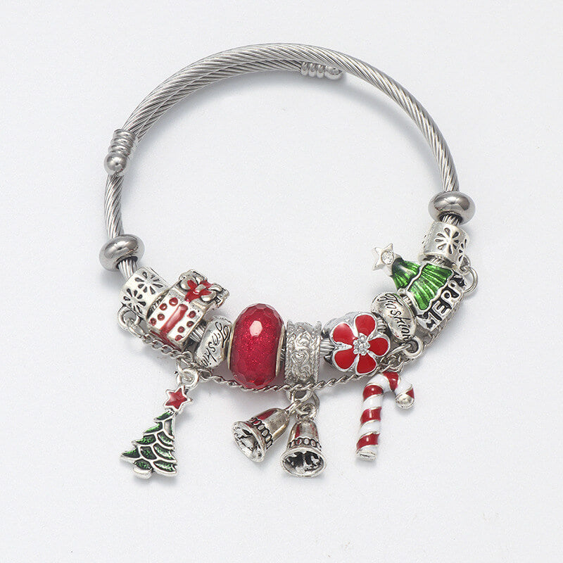 Christmas New Fashion Pendant Bracelet DIY Personalized Beaded Bracelet