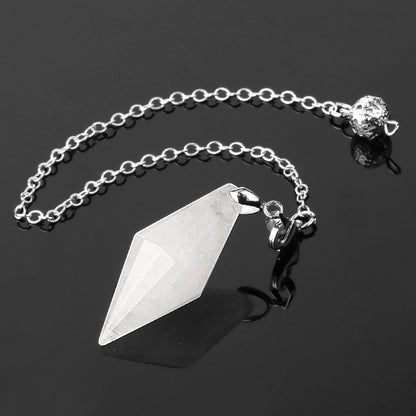 Crystal Conical Section Crystal Stone Pendant