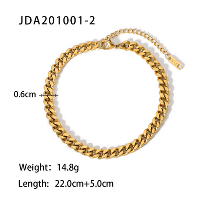 Minimalism Cuban Chain Anklet