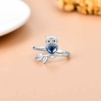 Women's Creative Wisdom Owl Ring