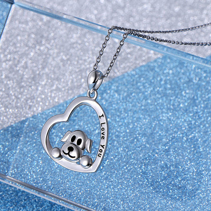 Fashion Cute Puppy Pendant Necklace