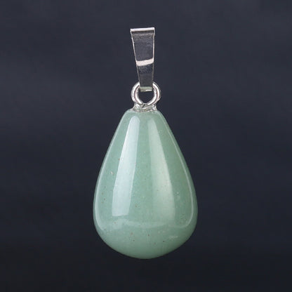 Teardrop Drop Agate Lapis Pear-shaped Pendant