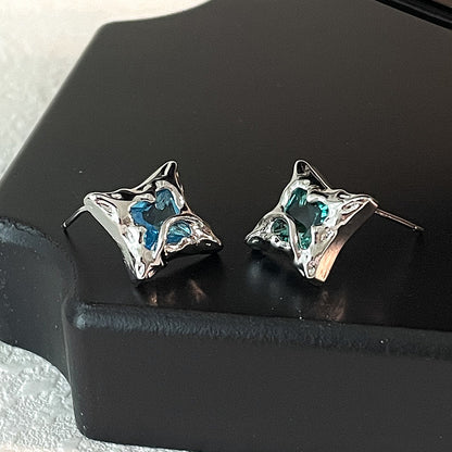 Zircon Stars Cold Wind Earrings