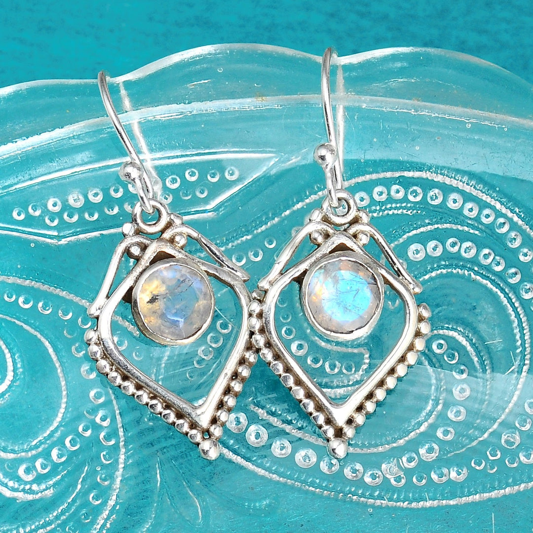 Presale: Boho Retro Moonstone Dangle Earrings