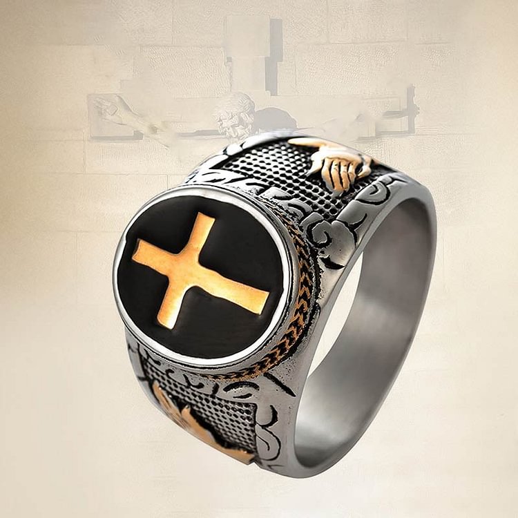 Cross Symbol Vintage Ring