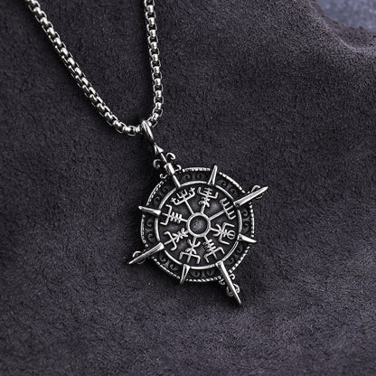 Personality Retro Amulet Cross Men Pendant