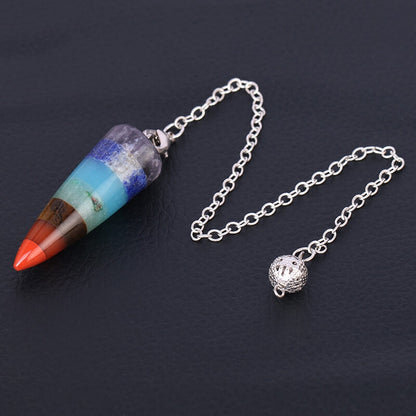 Rainbow Crystal Stone Sling Pendant