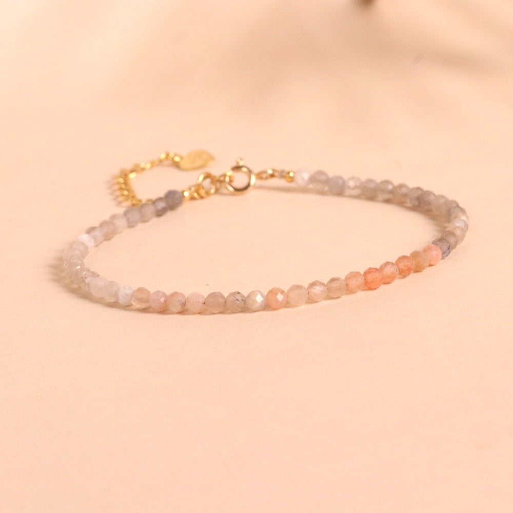 Mixed Gradient Color Sunstone Bracelet