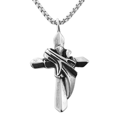 Cross-shaped Retro Trendy Men's Pendant