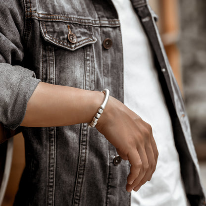 Men's Vintage Beaded Bracelet