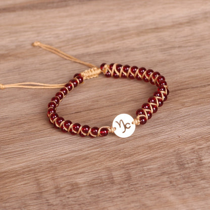 Twelve Constellations Woven Bracelet