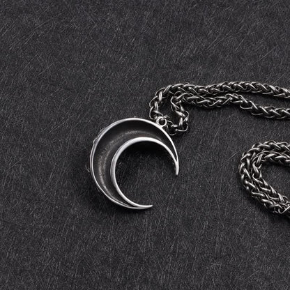 Women's Dark Moon Rose Necklace