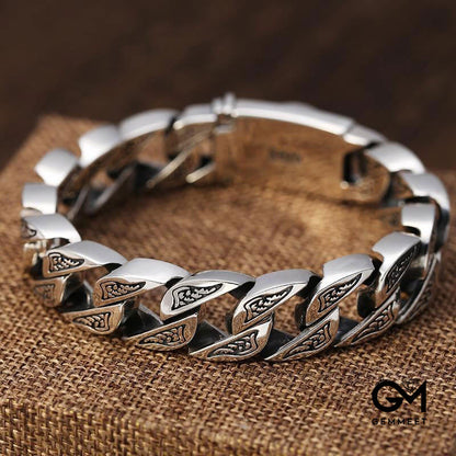 Men's Retro Prong Totem Bracelet