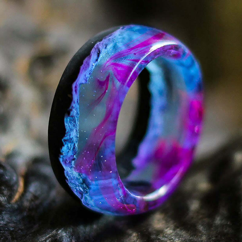 Wood Resin Glow Ring