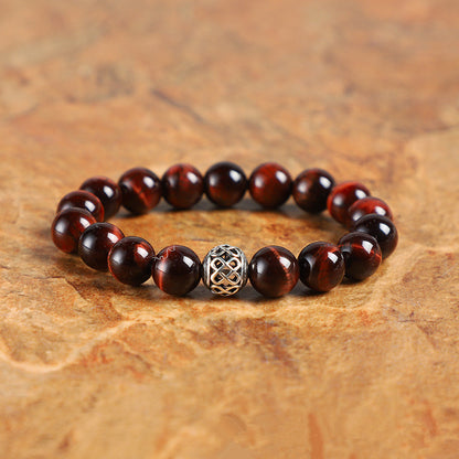 10mm Tiger Eye Elastic Bracelet