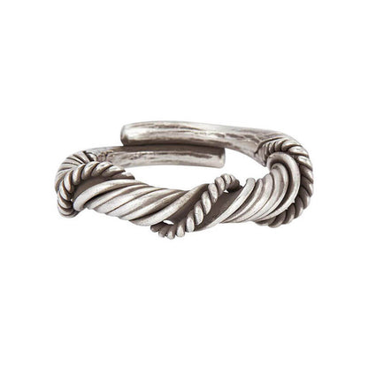 Hand-woven Retro Personality Niche Design Ring