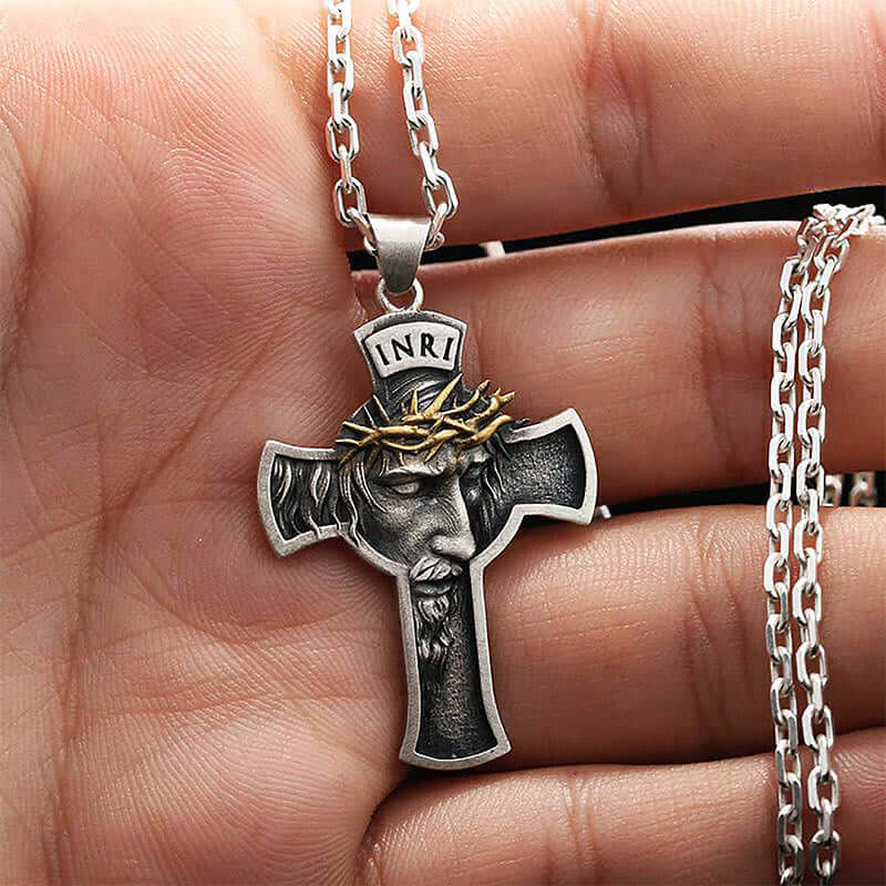 "Tolerance and Compassion" - Religious Crucifix Necklace