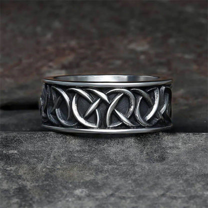 Fenris-wolf Stainless Steel Viking Ring