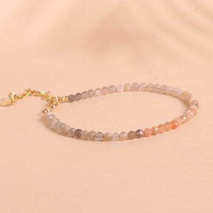 Mixed Gradient Color Sunstone Bracelet