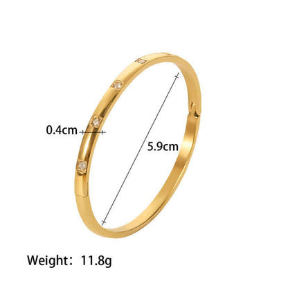 Women's Trending Gold Baguette Bracelet