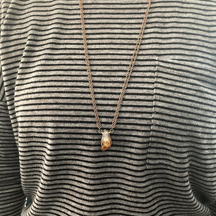 Brazilian Citrine Pendant Necklace