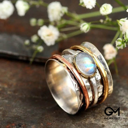 Moonstone Luck Ring