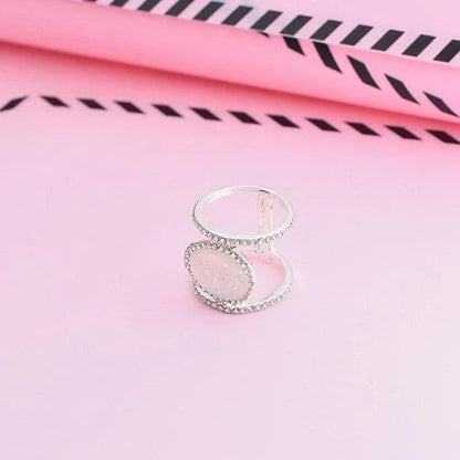 Irregular Moonstone Ring