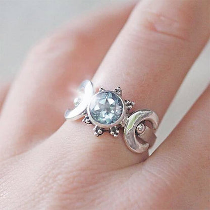 Mystic Moon Goddess Ring