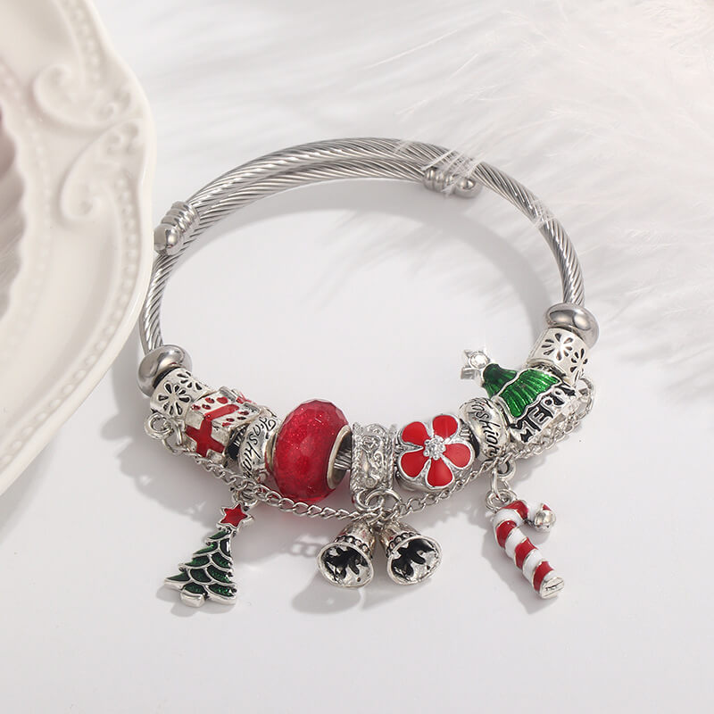 Christmas New Fashion Pendant Bracelet DIY Personalized Beaded Bracelet