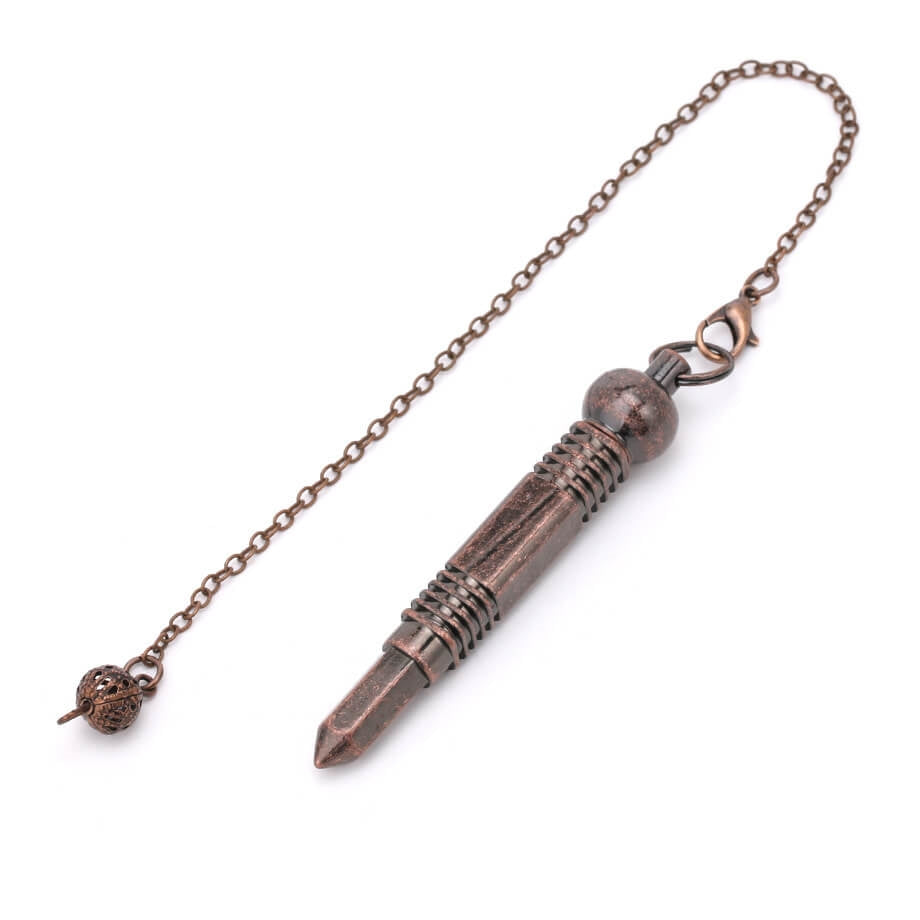 Hexagon Copper Square Screw Twist Pendant