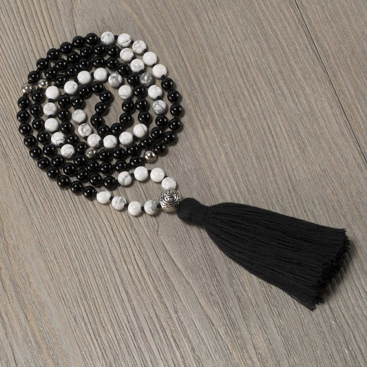 Tassel pendant necklace Yoga men's necklace