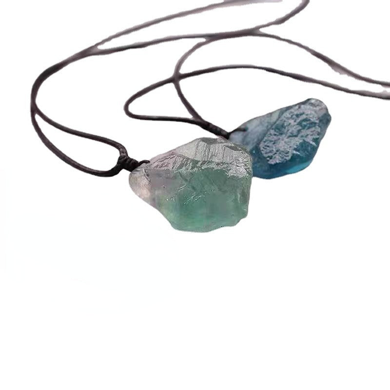 Blue Aventurine Natural Gemstone Necklace